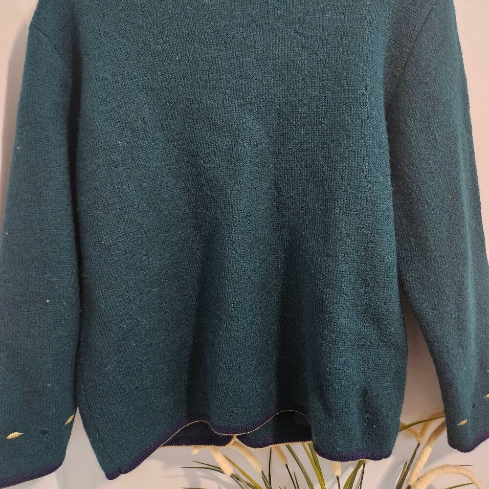 Cardigan vintage Taylor petite 100% laine - Picture 3 of 5